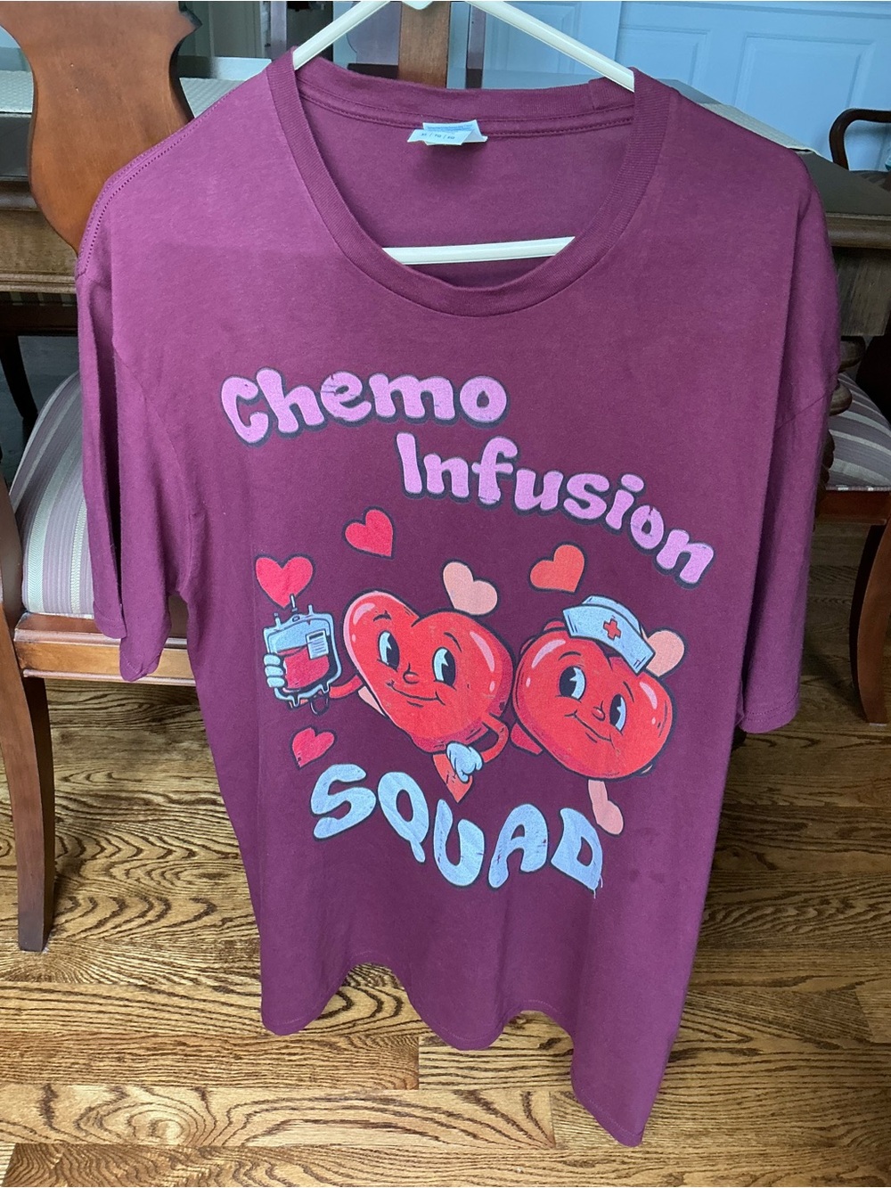 Chemo Infusion Squad Tee Sz XL (Unisex)
